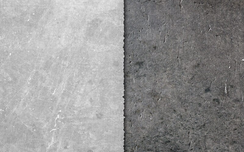 Cementgolv i två nyanser